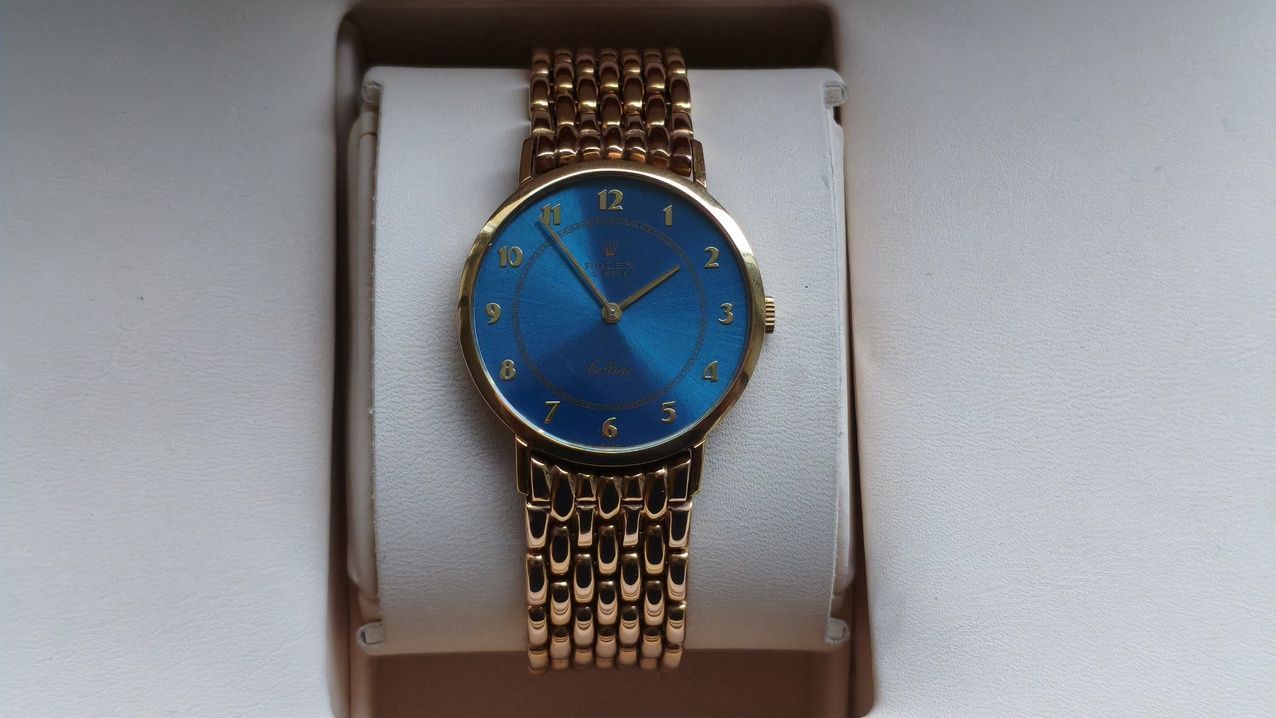 Custom Rolex Cellini 5042 Blue