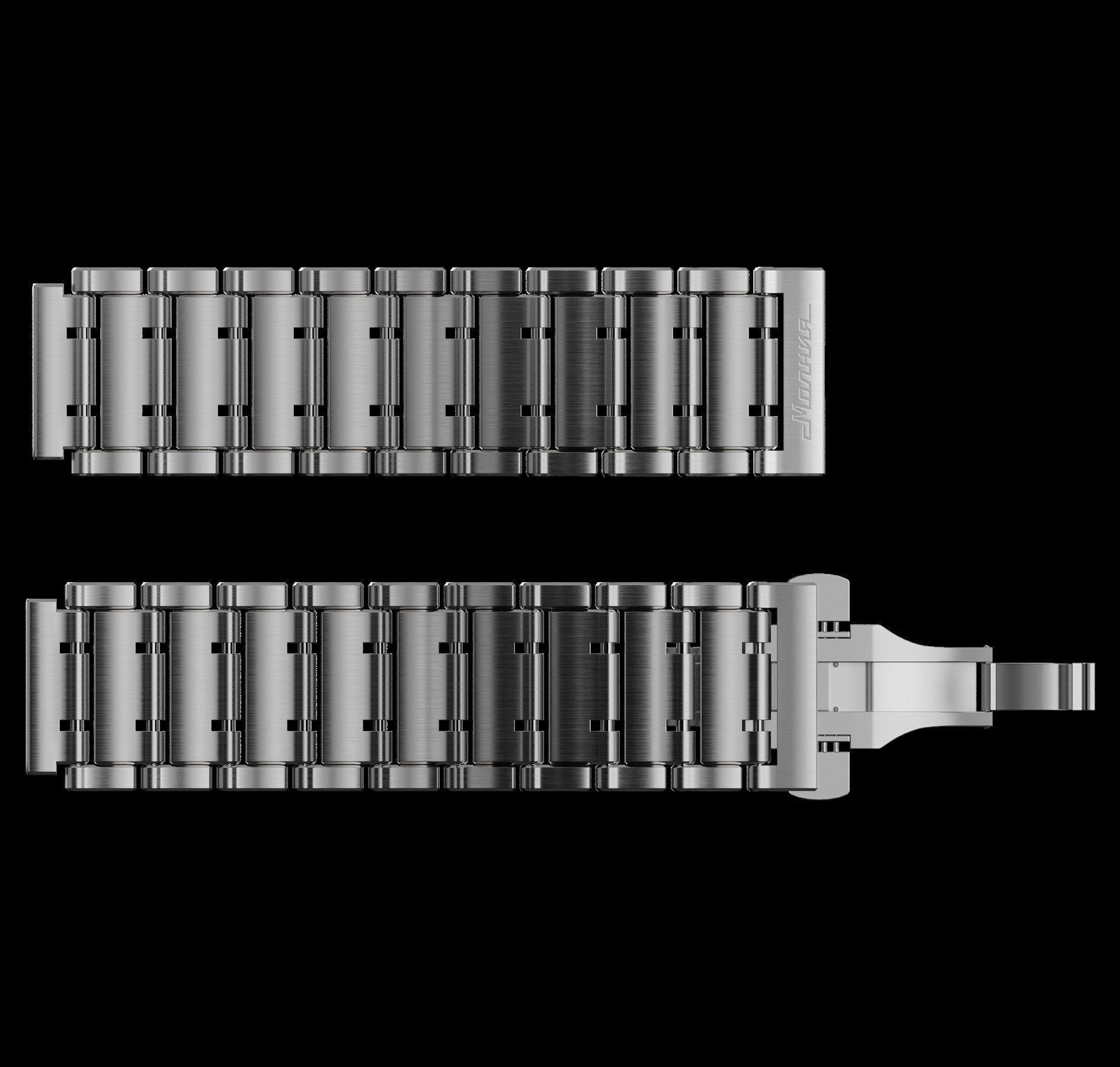 Браслет Молния HYRON стальной 24 мм