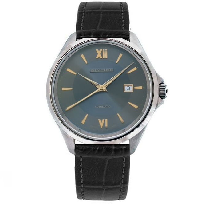 Швейцарские механические наручные часы Glycine 3868.10.RP