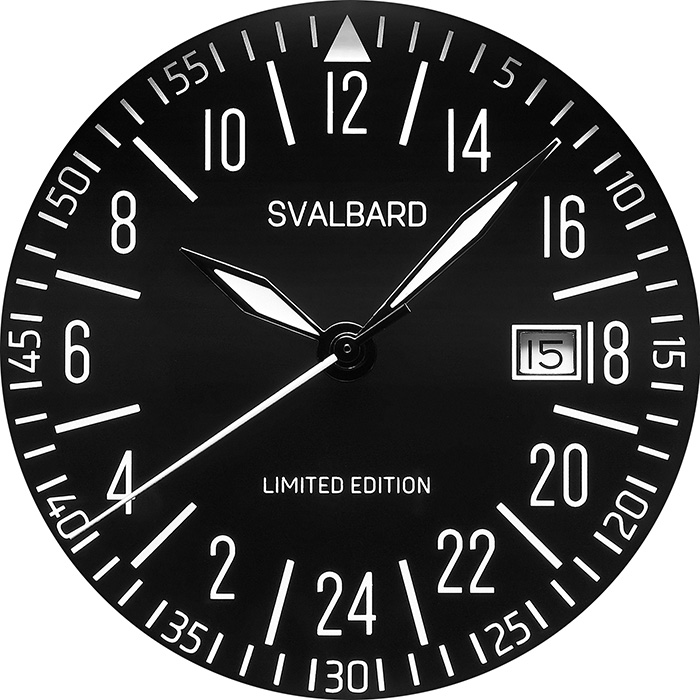 Суточные часы Svalbard Isbjørnen AA23A