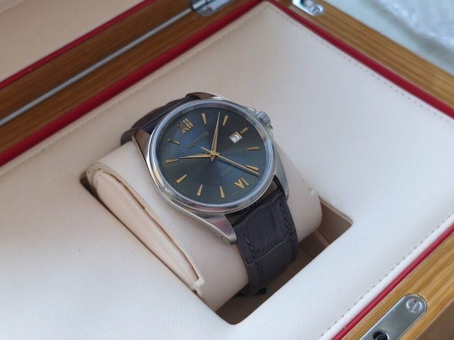 Швейцарские механические наручные часы Glycine 3868.10.RP