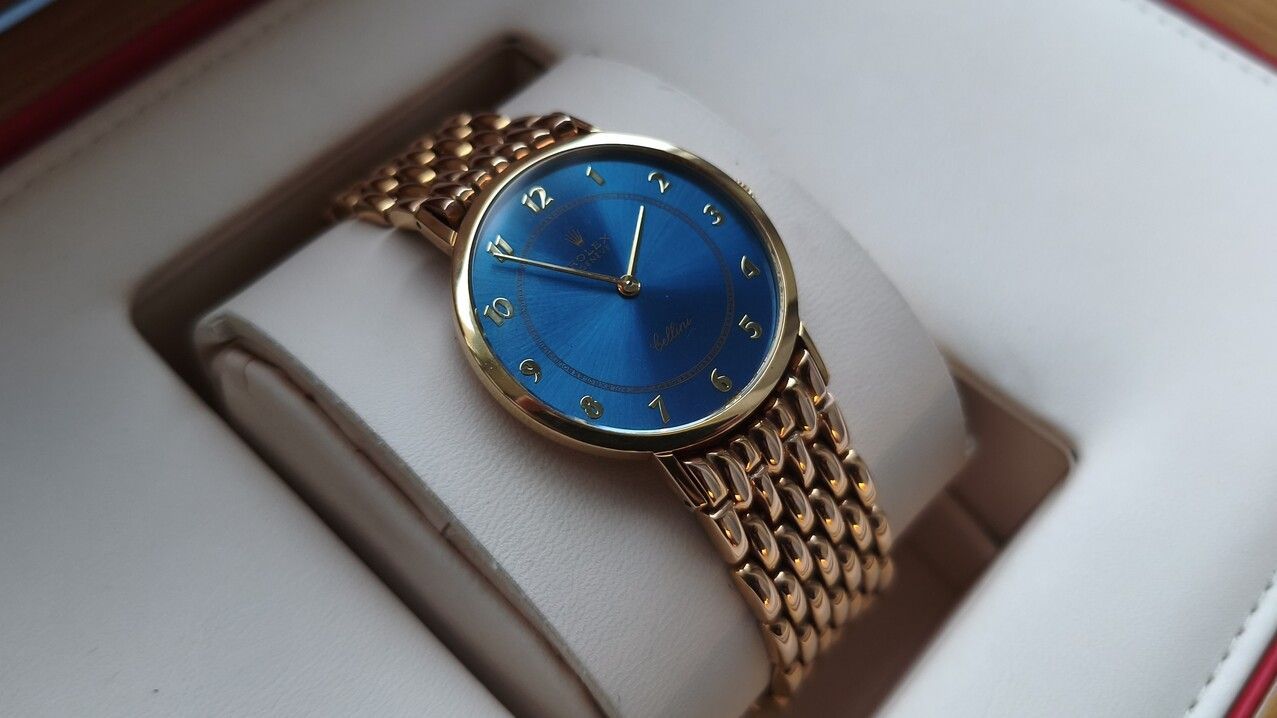 Custom Rolex Cellini 5042 Blue