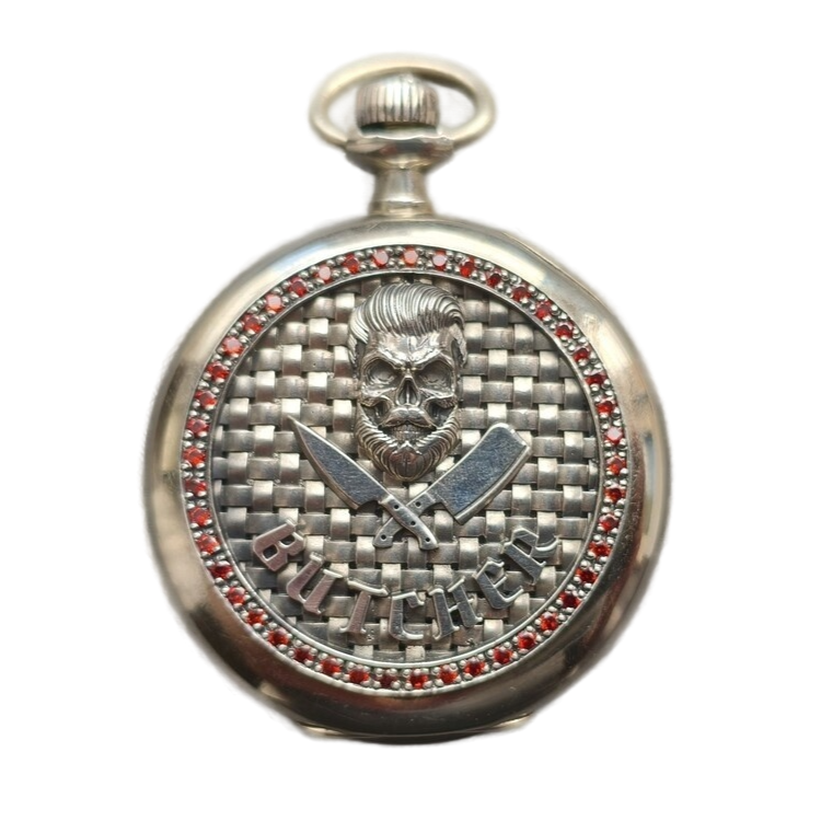 Антикварные карманные часы Omega Butcher