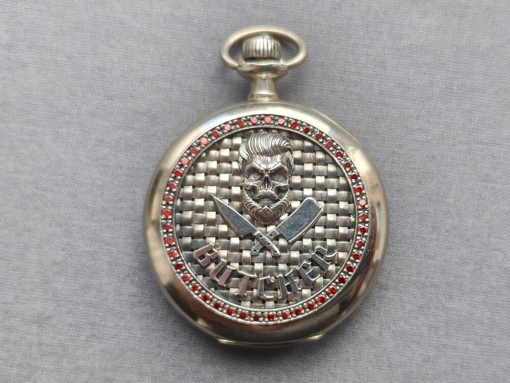 Антикварные карманные часы Omega Butcher