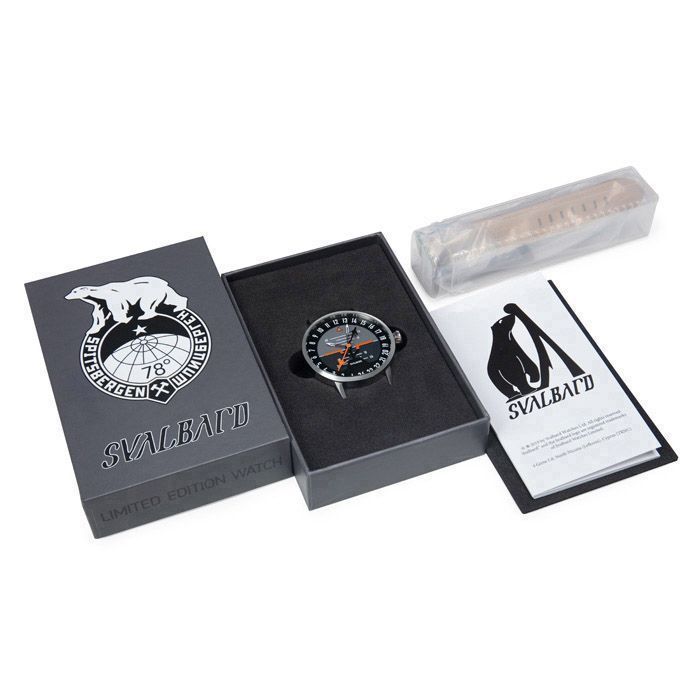 Часы с прыгающим часом Svalbard Time Travel HX24B
