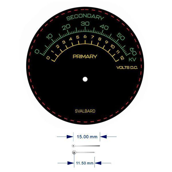Часы с прыгающим часом Svalbard Time Travel HX25A