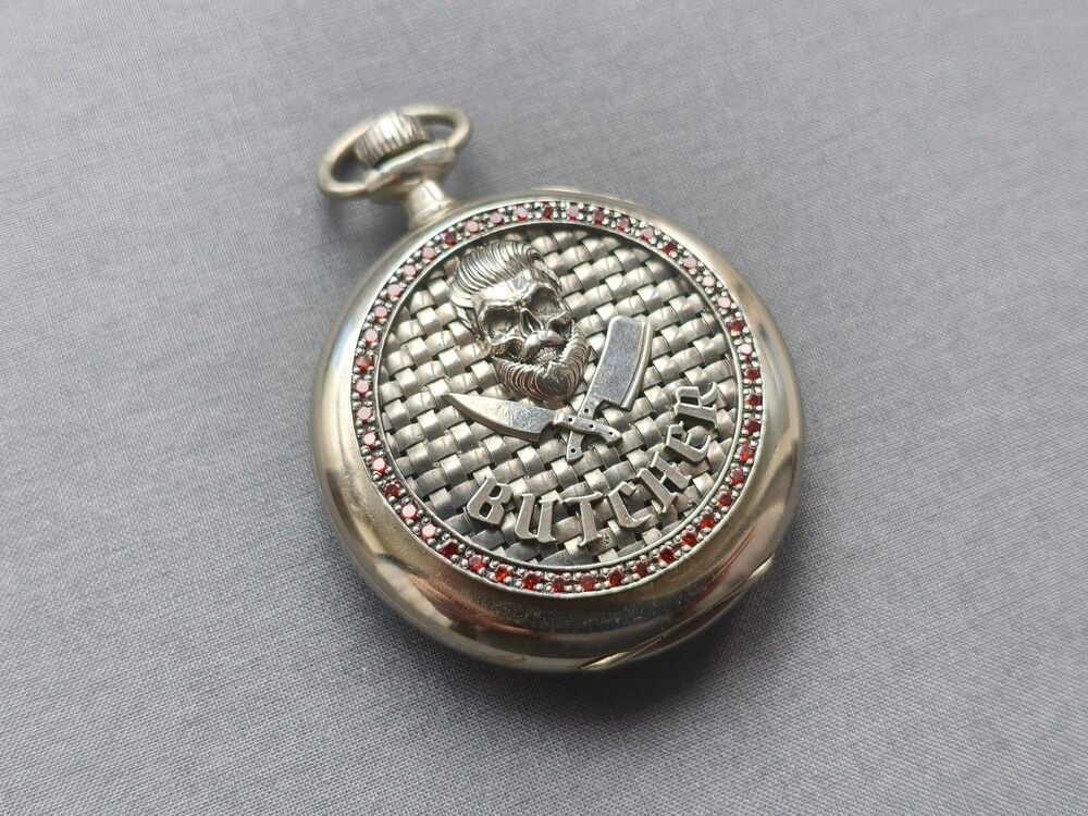 Антикварные карманные часы Omega Butcher