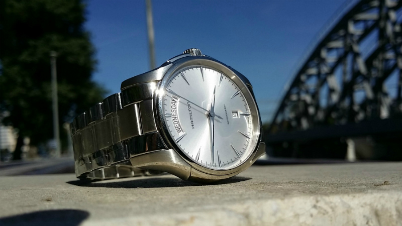 Hamilton Jazzmaster Day Date Auto silber