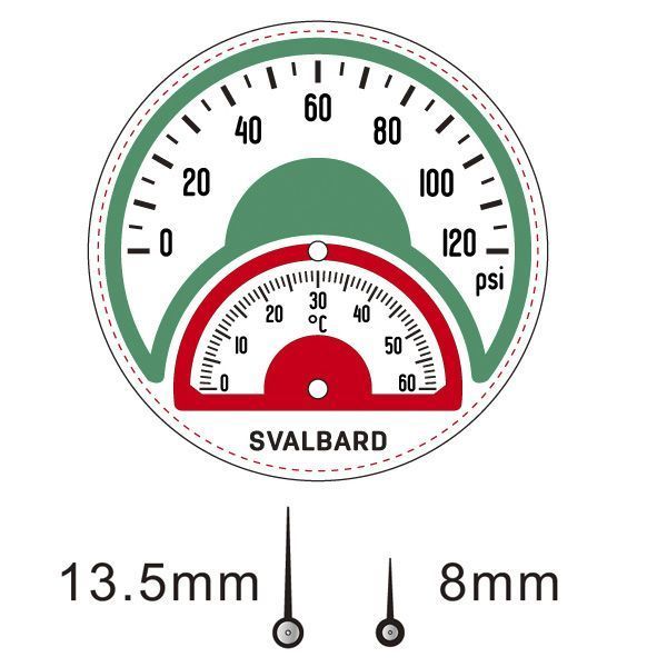 Часы с прыгающим часом Svalbard Time Travel HX24B