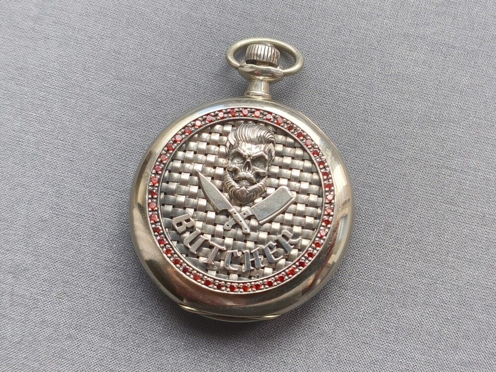 Антикварные карманные часы Omega Butcher