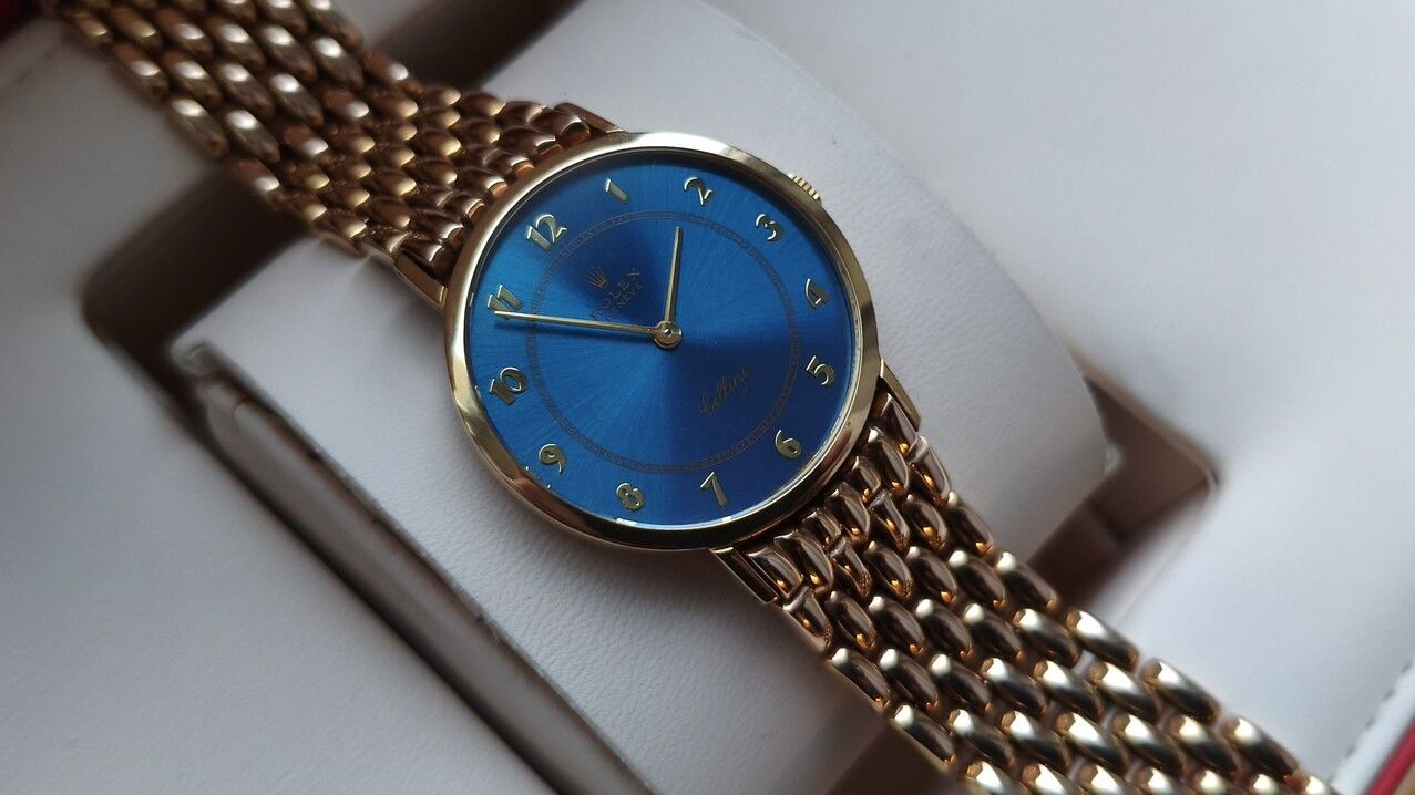 Custom Rolex Cellini 5042 Blue
