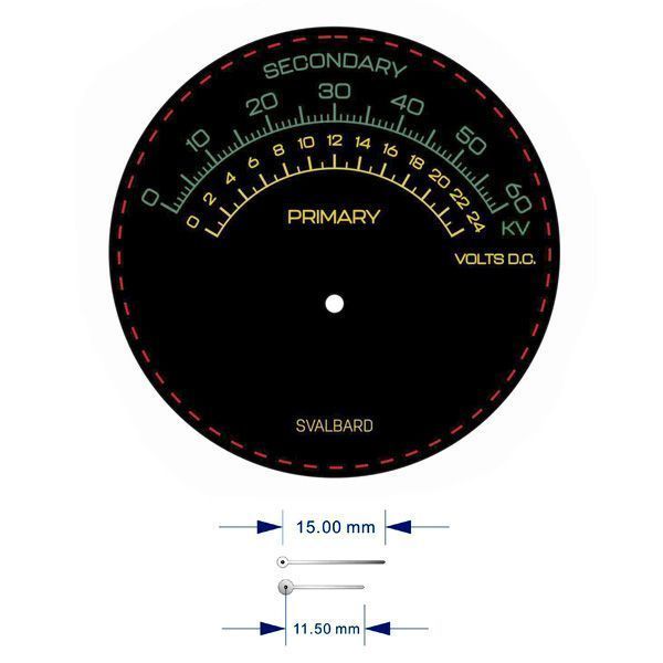 Часы с прыгающим часом Svalbard Time Travel HX25B