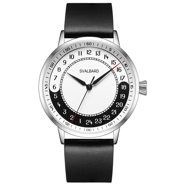 24-часовые часы Svalbard Yin Yang AA53