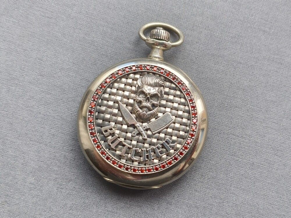 Антикварные карманные часы Omega Butcher