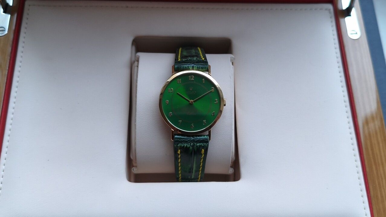 Custom Rolex Cellini 5042 Green