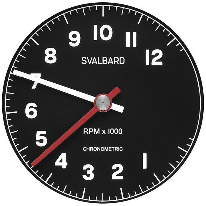 Ретроградные часы Svalbard Time Travel HX22